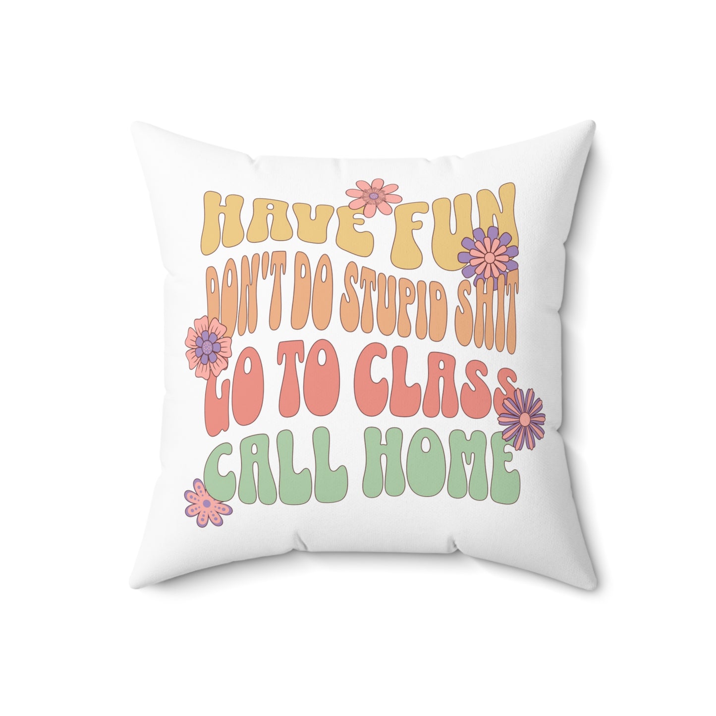 Spun Polyester Square Pillow